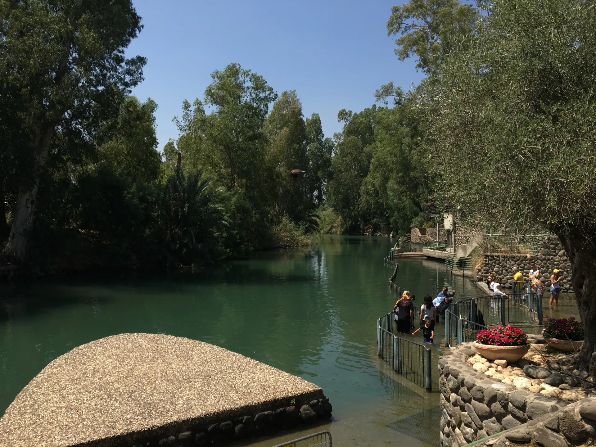 Baptismal site on the Jordan River