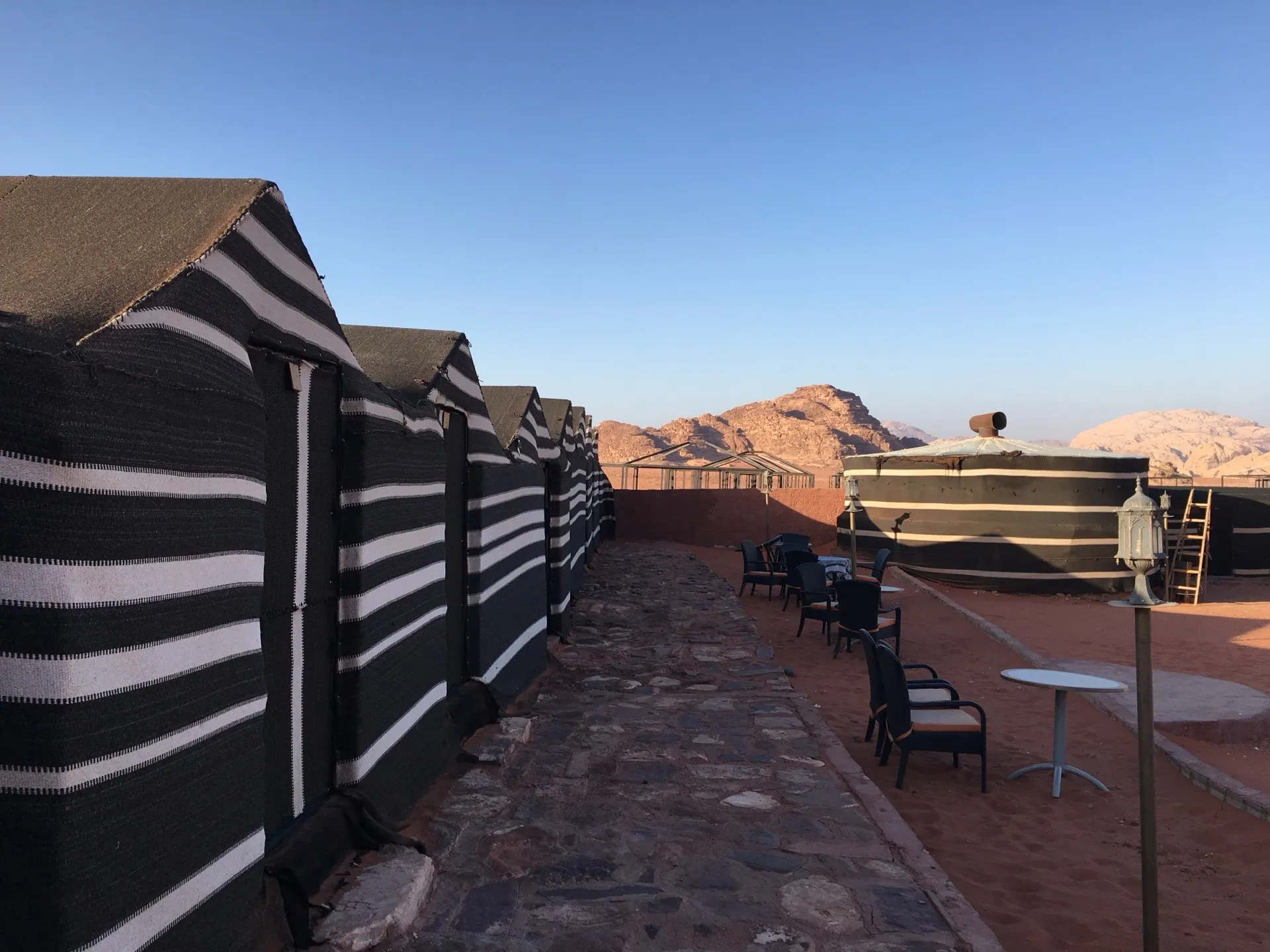 Desert camp in Wadi Rum, Jordan